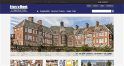 Desktop Screenshot of henrybootconstruction.co.uk